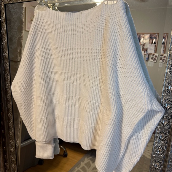 French Connection Cream Crew Neck Sweater - Picture 3 of 4